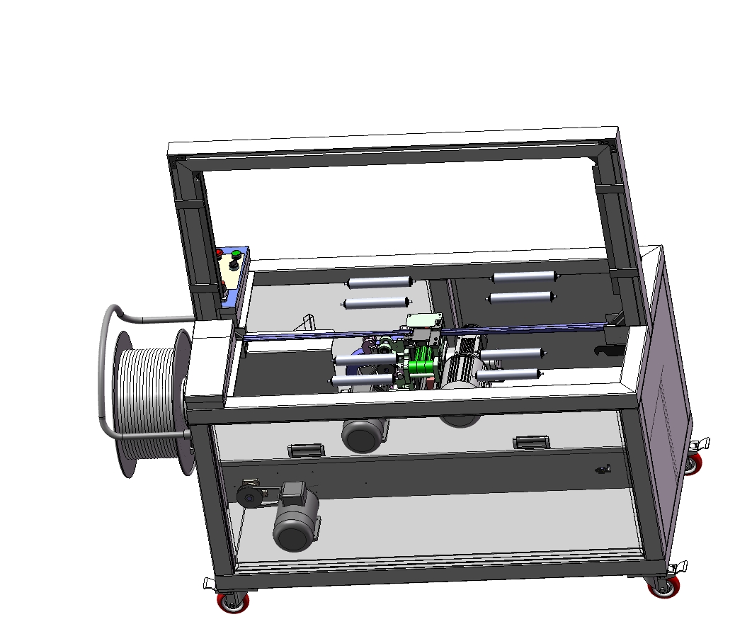 D0247-全自动捆扎机三维SW2018带参