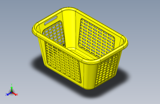 塑料篮20升 IPT IGS STP STL X_T DWG