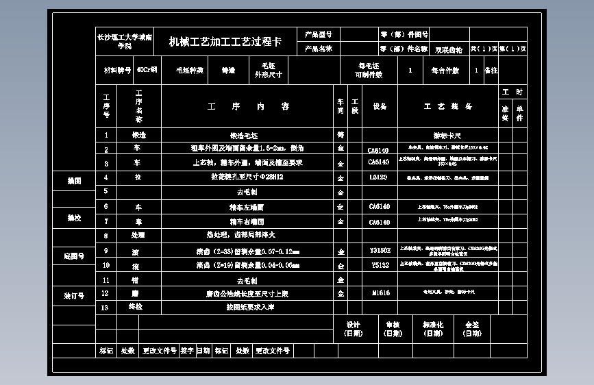 双联齿轮零件的工艺规程及滚齿的工装夹具设计【最大直径102.5】