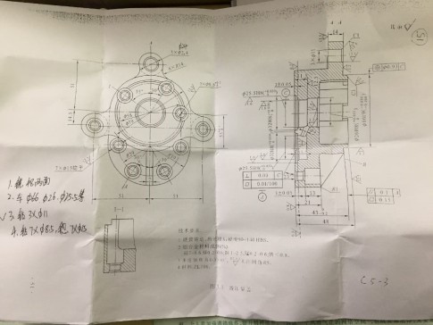 2151-液压泵盖的加工工艺及钻7-Φ8.5孔夹具设计