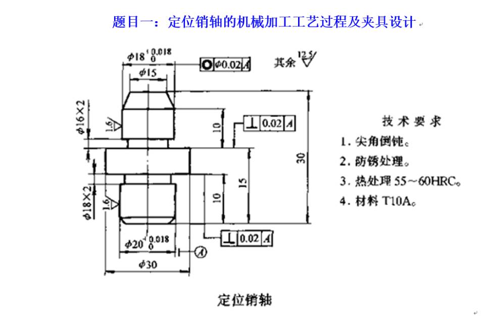 2288-定位销轴的工艺规程及车端面的夹具设计