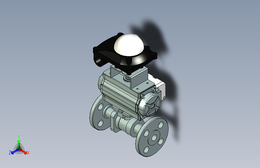 ASME-DN15气动球阀
