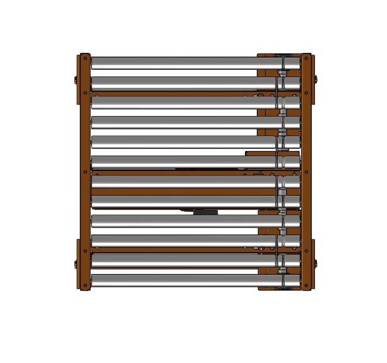 电动滚筒输送机3D图纸+Solidworks设计