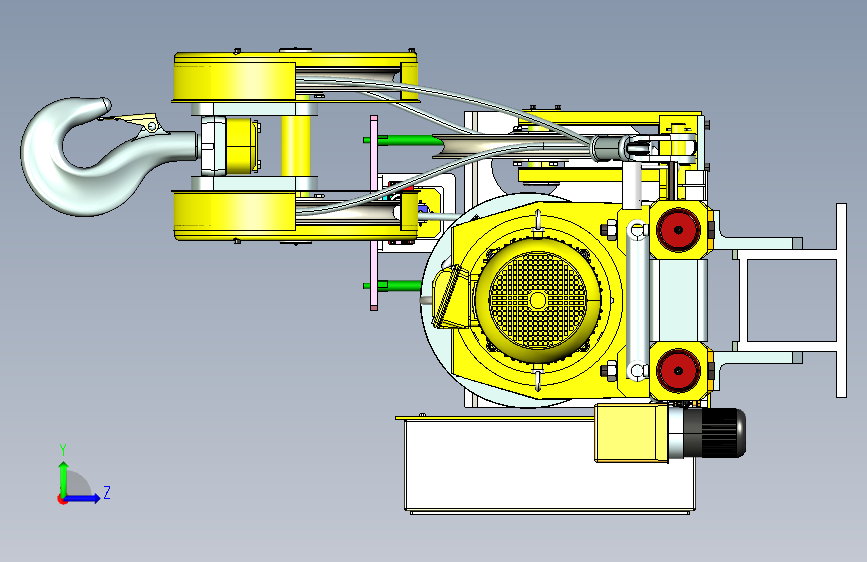 一款行吊模型 5T行吊