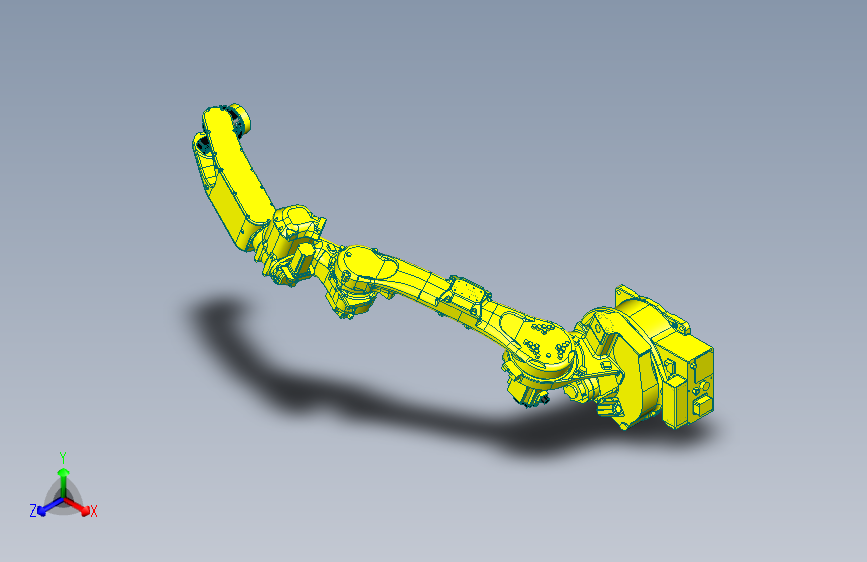 GP25安川机械臂造型3D图纸+x_t格式