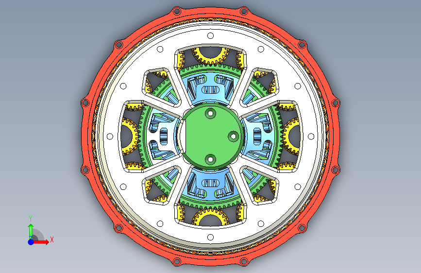 RFX变速器3D数模图纸 STEP格式