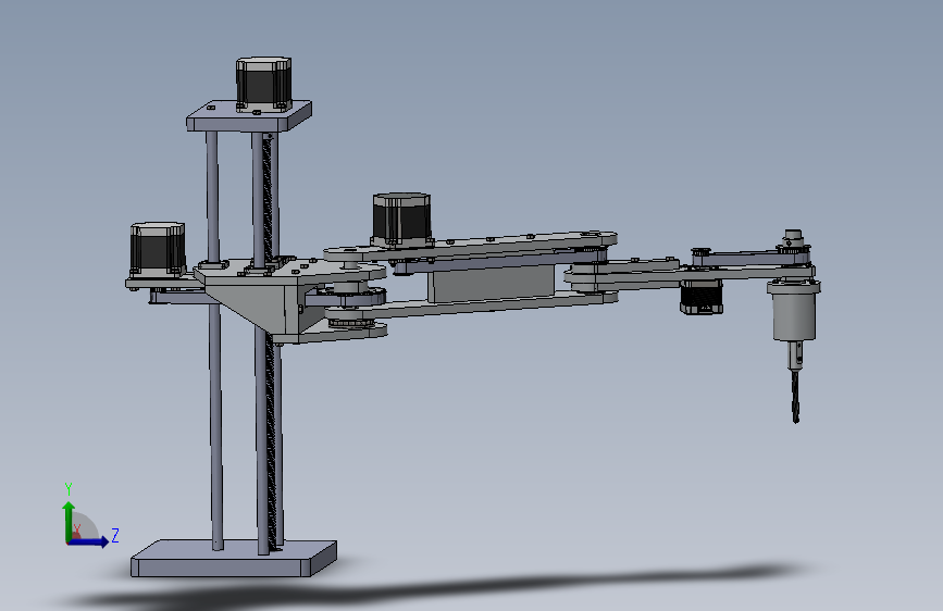 物料的圆柱度自动化检测工作台
