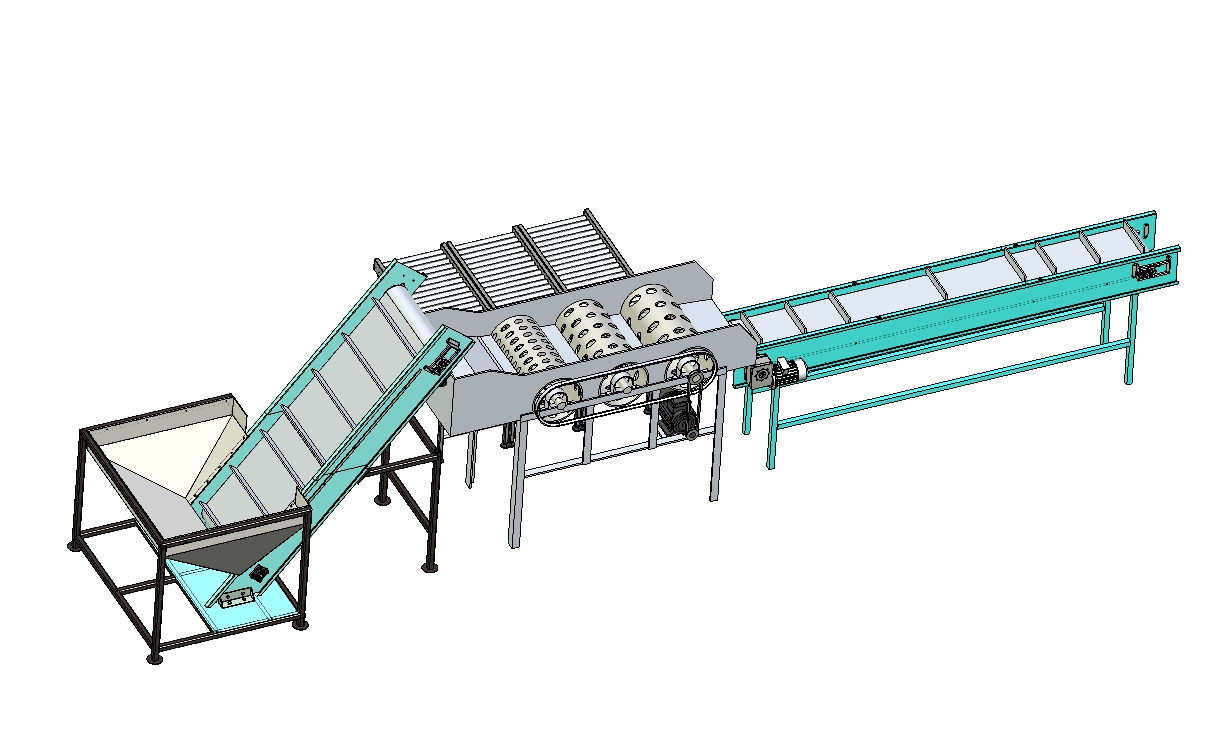 D0589-果实分拣筛选设备三维UG10.0无参