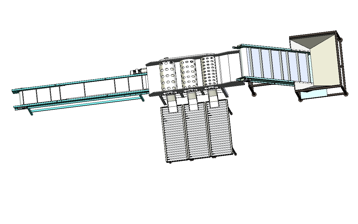 D0589-果实分拣筛选设备三维UG10.0无参