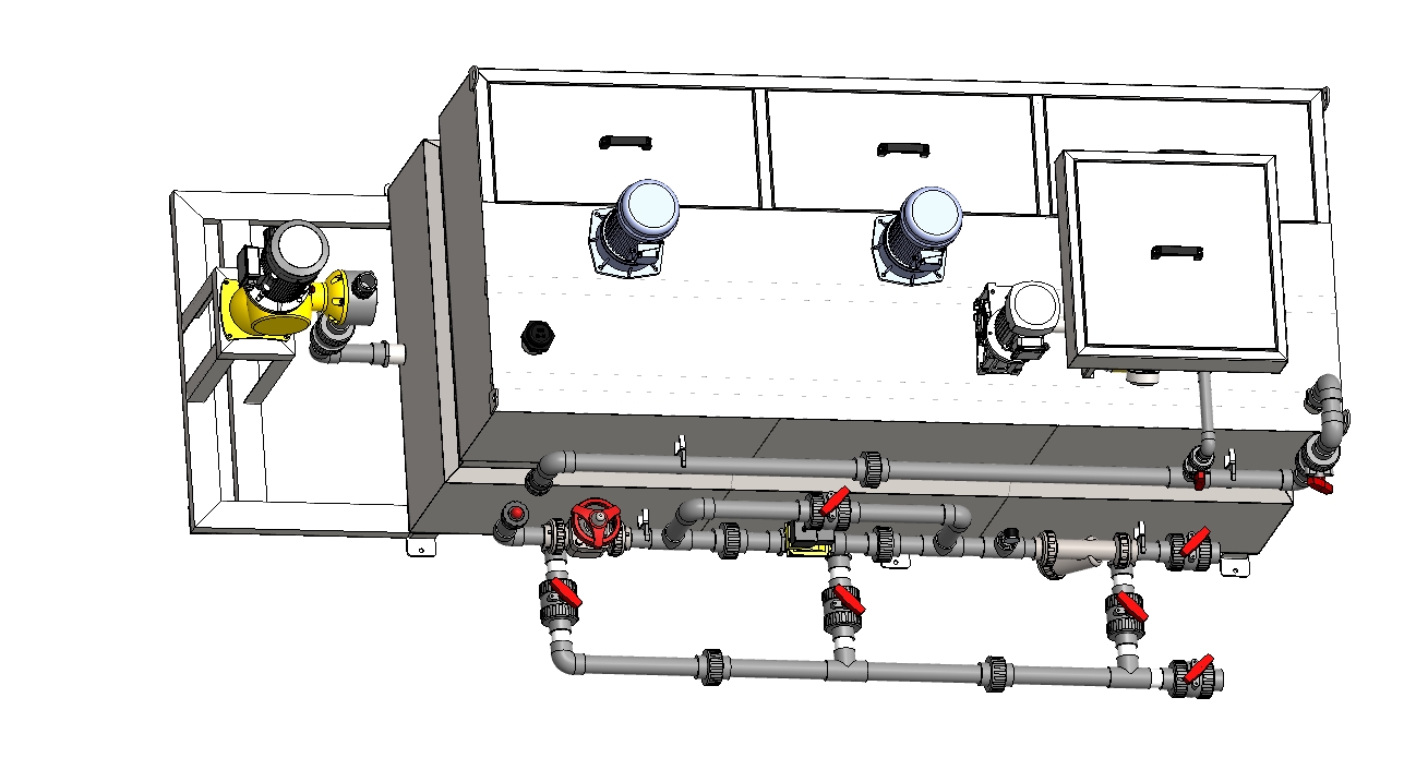 D0636-三腔式全自动加药装置1500L三维SW2018带参