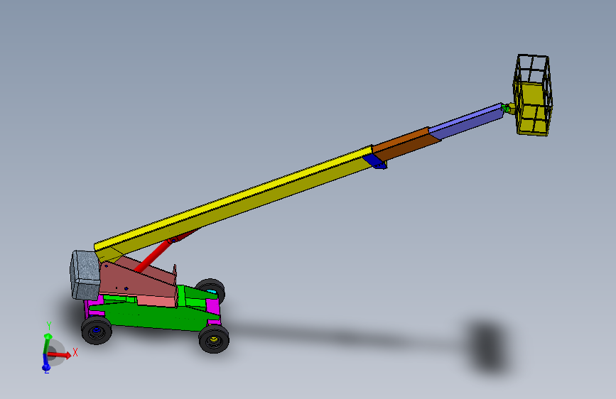 D0525-GKC25A自行式高空作业车三维SW2012带参