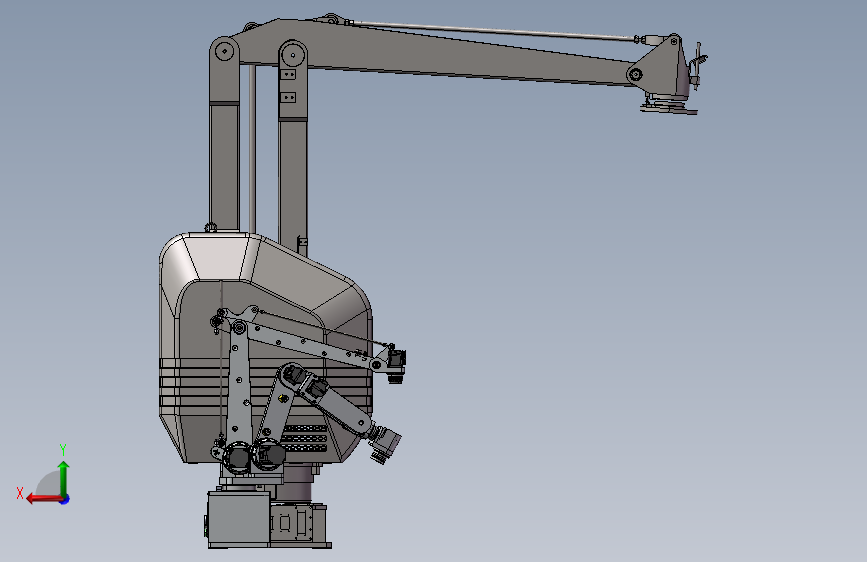 四轴六轴机器人 3款 背面视图