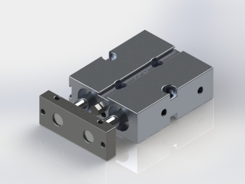 Airtec 双缸 TN 可调整尺寸 32mm