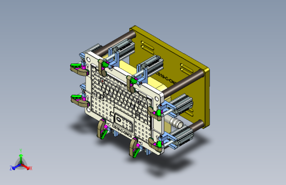 CS19-C-CNC3-180731笔记本CNC工装夹具三维模型