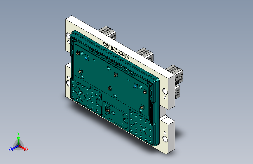 CS19-C-CNC4-180926笔记本CNC工装夹具三维模型