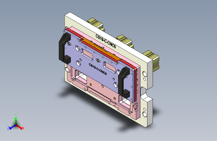CS19-C-CNC5-180930笔记本CNC工装夹具三维模型