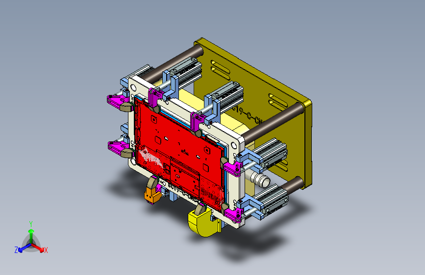 CS19-C-CNC4笔记本CNC工装夹具三维模型-180720