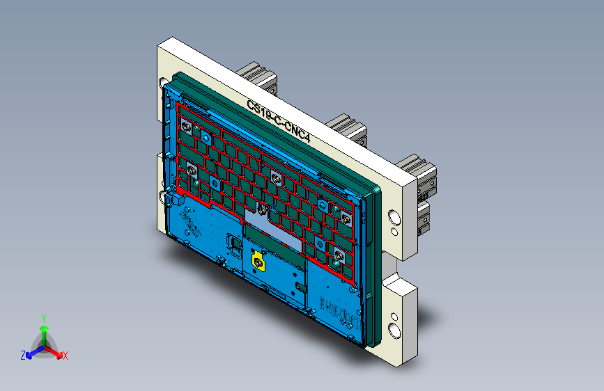 CS19-C-CNC4笔记本CNC工装夹具三维模型-180926