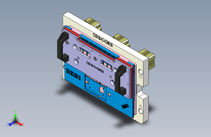 CS19-C-CNC5笔记本CNC工装夹具三维模型-180927