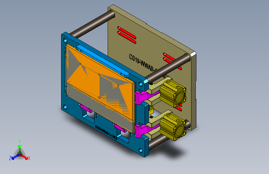CS19-WWAB-C-CNC0笔记本CNC工装夹具三维模型-180803