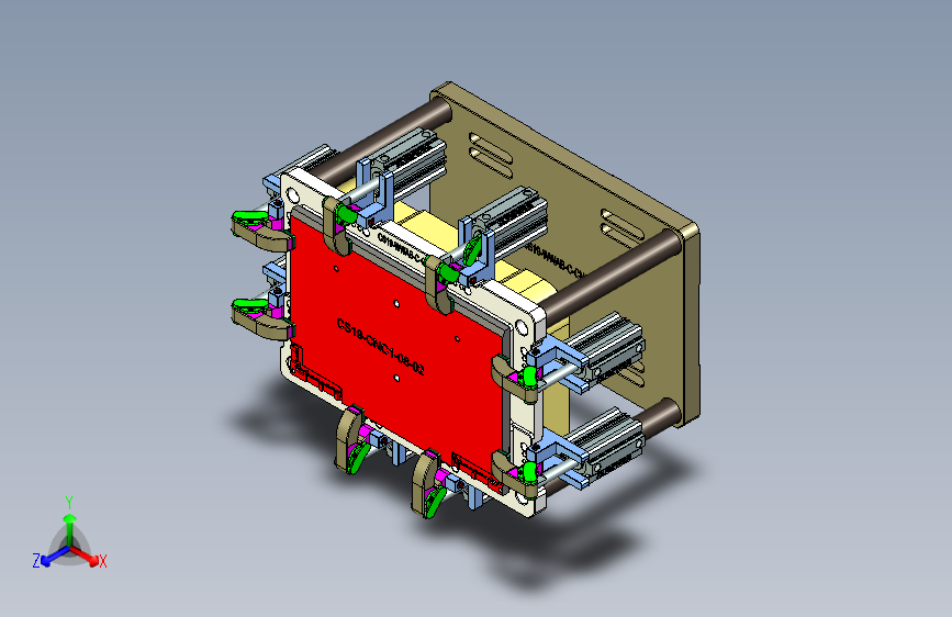 CS19-WWAB-C-CNC1笔记本CNC工装夹具三维模型-180803