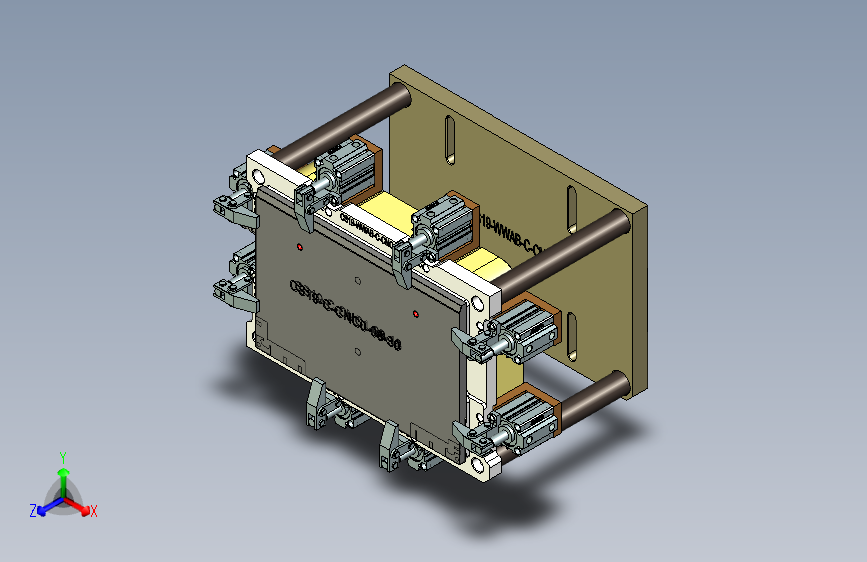 CS19-WWAB-C-CNC1笔记本CNC工装夹具三维模型-181011