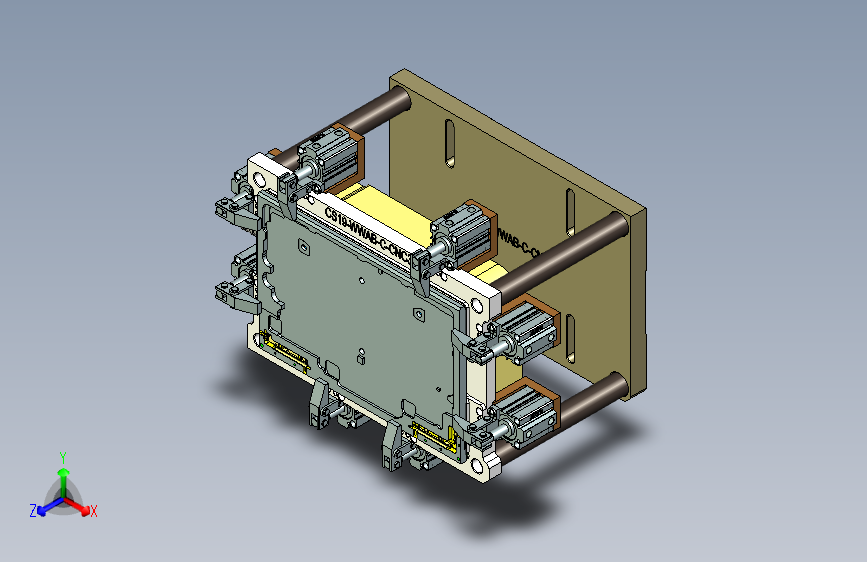CS19-WWAB-C-CNC3笔记本CNC工装夹具三维模型-181006
