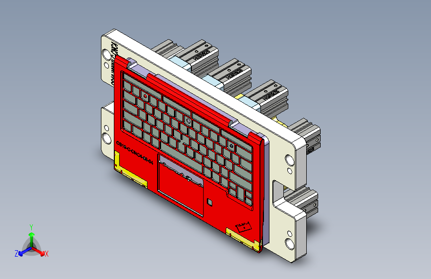 CS19-WWAB-C-CNC4笔记本CNC工装夹具三维模型-180918