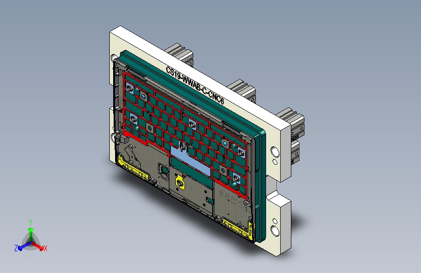 CS19-WWAB-C-CNC6笔记本CNC工装夹具三维模型-181011