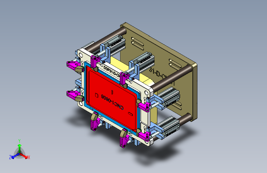 DDP31-D-CNC1笔记本CNC工装夹具三维模型-180709