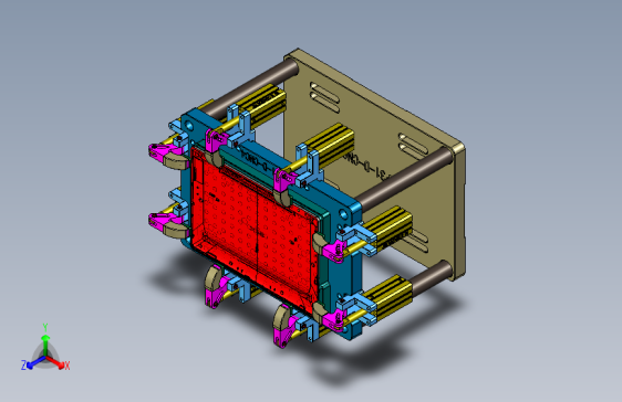 DDP31-D-CNC4笔记本CNC工装夹具三维模型-180604