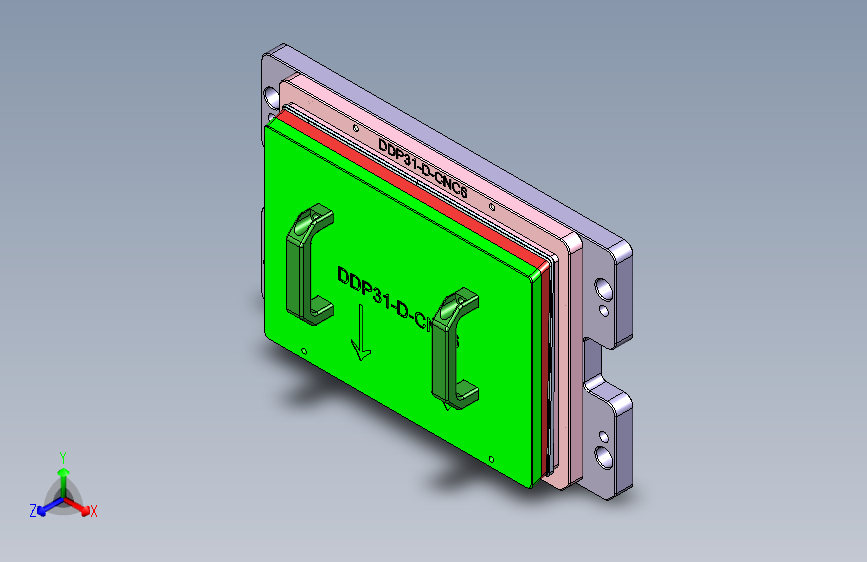 DDP31-D-CNC6笔记本CNC工装夹具三维模型-180606