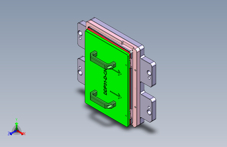 DDP31-D-CNC7笔记本CNC工装夹具三维模型-180607