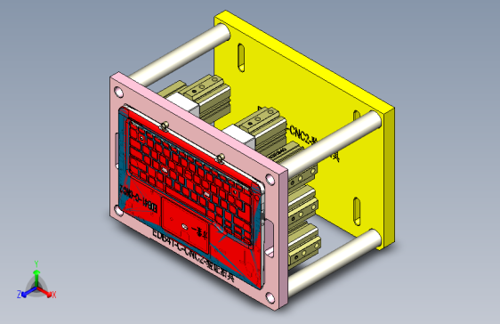 EDB41-C-CNC2笔记本CNC工装夹具三维模型-180814