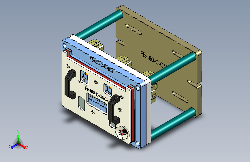 FE480-C-CNC3笔记本CNC工装夹具三维模型-180705
