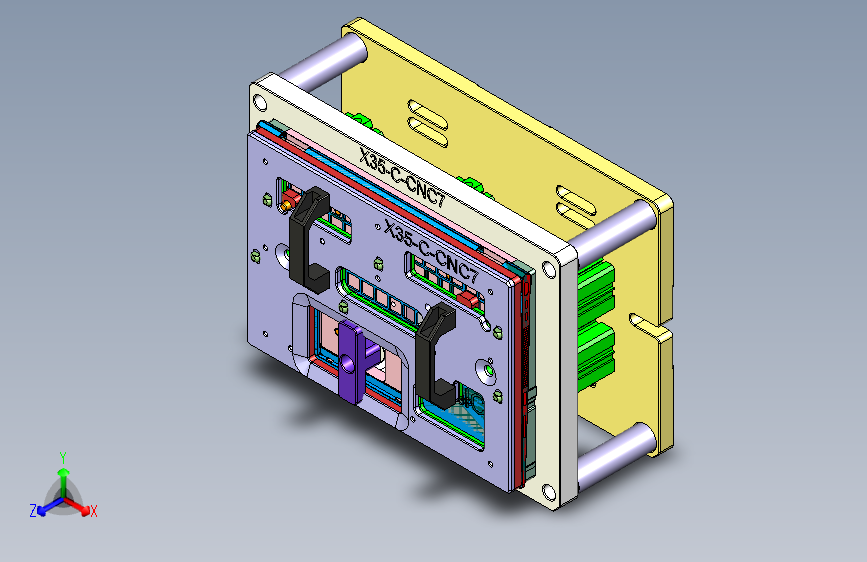 X35-C-CNC7笔记本CNC工装夹具三维模型-180102
