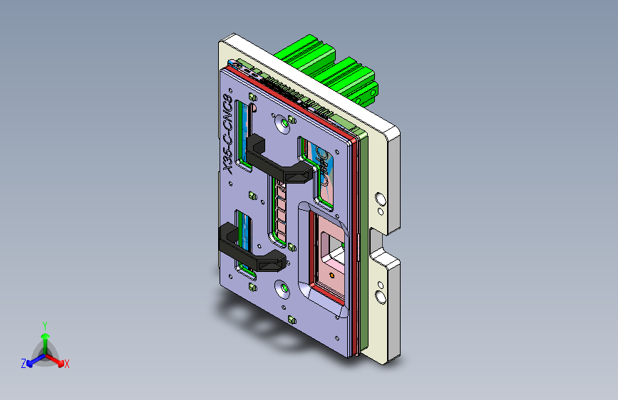 X35-C-CNC8笔记本CNC工装夹具三维模型-180102