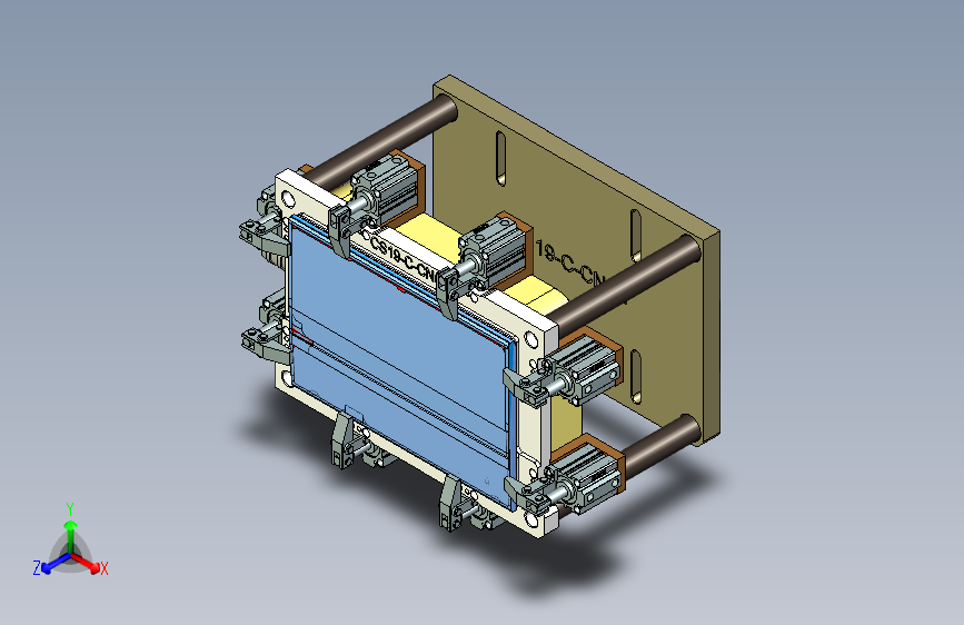 CS19-C-CNC1笔记本CNC工装夹具三维模型-180925