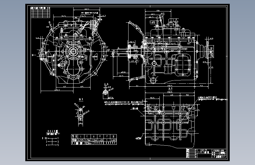 哈齿变速箱CAD图