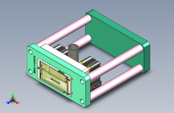 B6A-1-CNC3笔记本CNC工装夹具三维模型