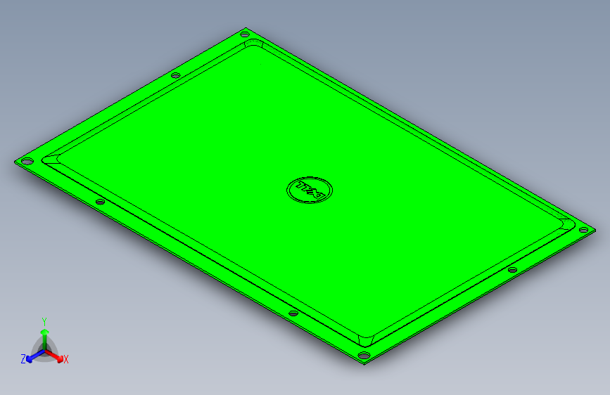 cnc4笔记本CNC工装夹具三维模型