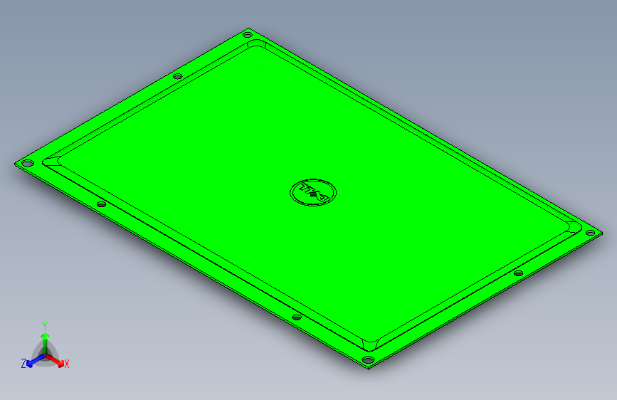 cnc5笔记本CNC工装夹具三维模型