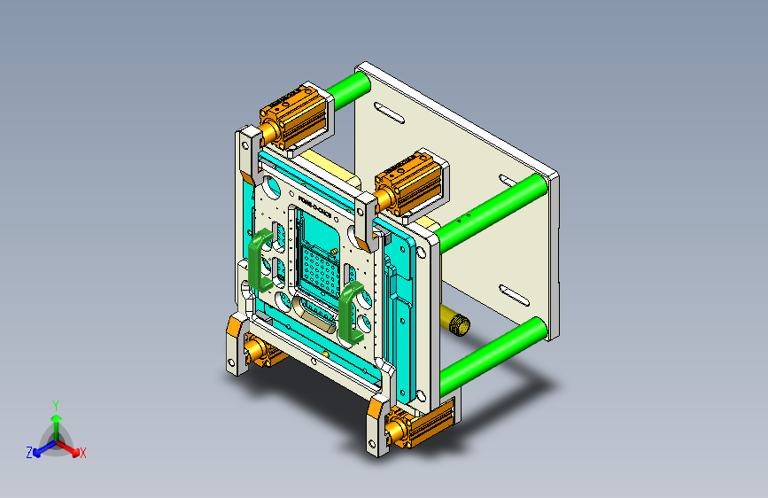 FONE-D-CNC5笔记本CNC工装夹具三维模型-1114