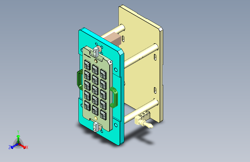 G2-B-CNC1笔记本CNC工装夹具三维模型