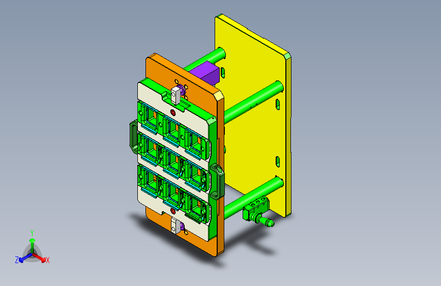 G2-CNC1笔记本CNC工装夹具三维模型-S