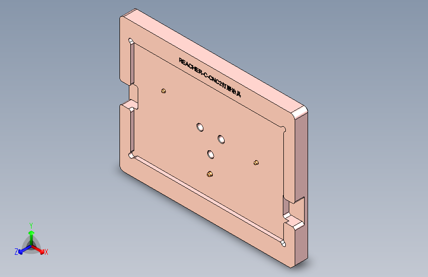 REACHER-CNC2笔记本CNC工装夹具三维模型-DAMO-0905