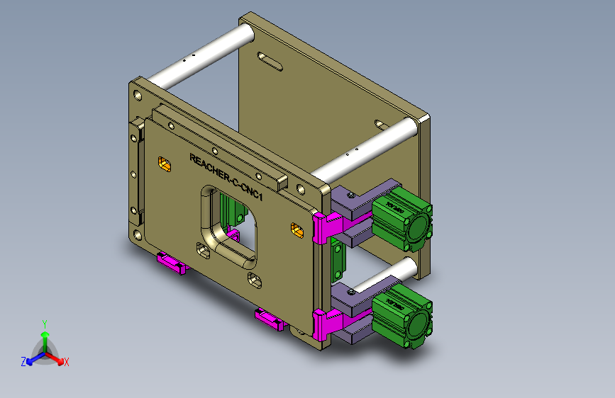 REACHER-C笔记本CNC工装夹具三维模型-CNC1-0912