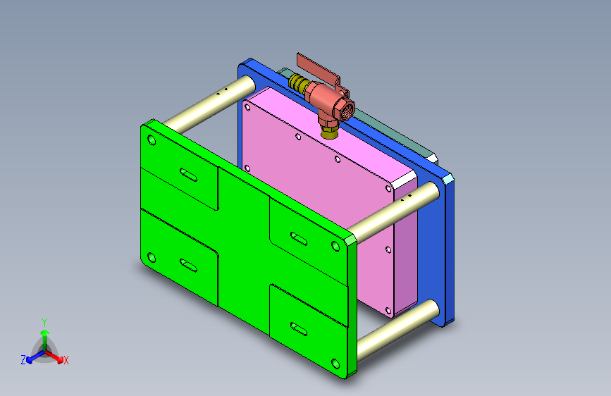 TX201-A笔记本CNC工装夹具三维模型-CNC1
