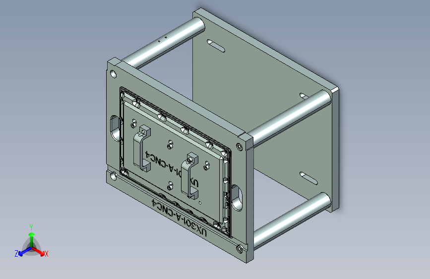 UX301-A-笔记本CNC工装夹具三维模型CNC4-8-15