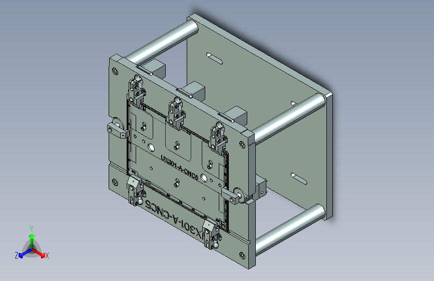 UX301-A-笔记本CNC工装夹具三维模型CNC5-7-15